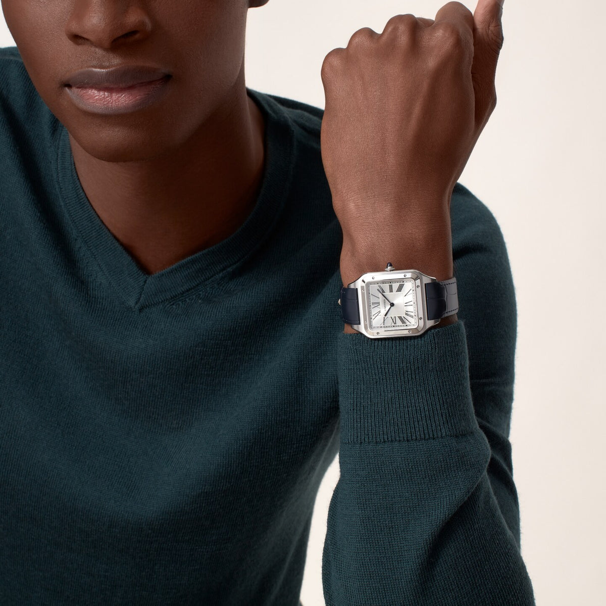Reloj Cartier Santos-Dumont XL Acero WSSA0032