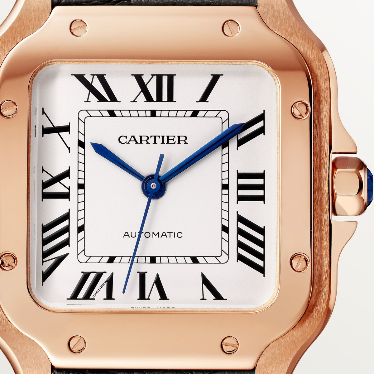 Reloj Cartier Santos Mediano Oro Rosa WGSA0028