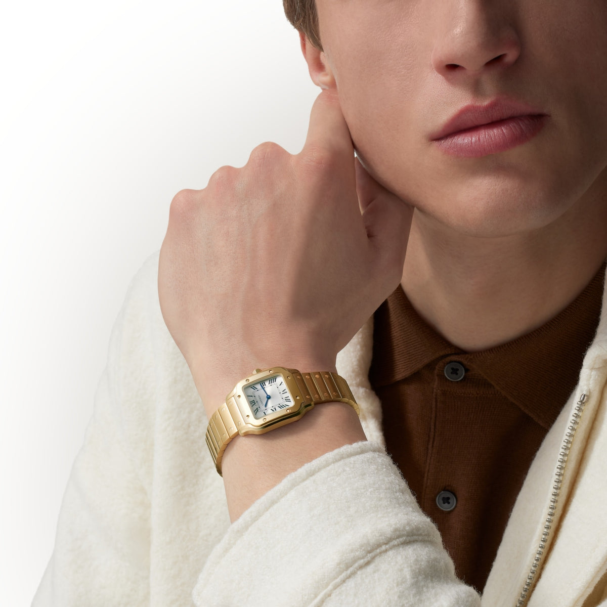 Reloj Cartier Santos Pequeño Oro Amarillo WGSA0107