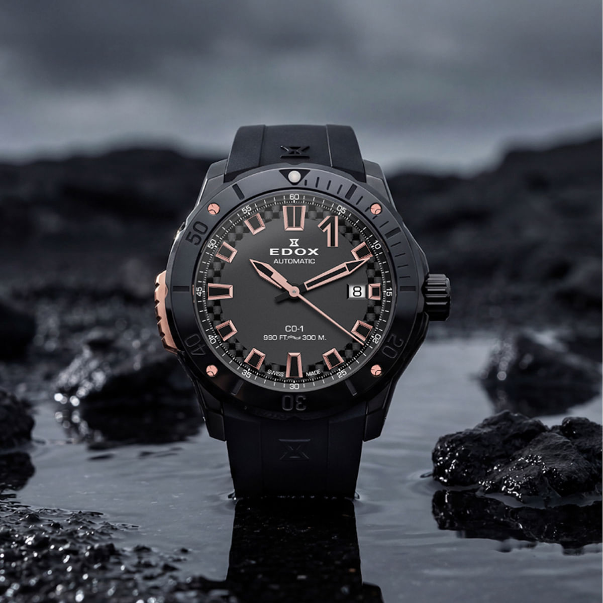Reloj Edox CO-1 80137-37GNR-CANR