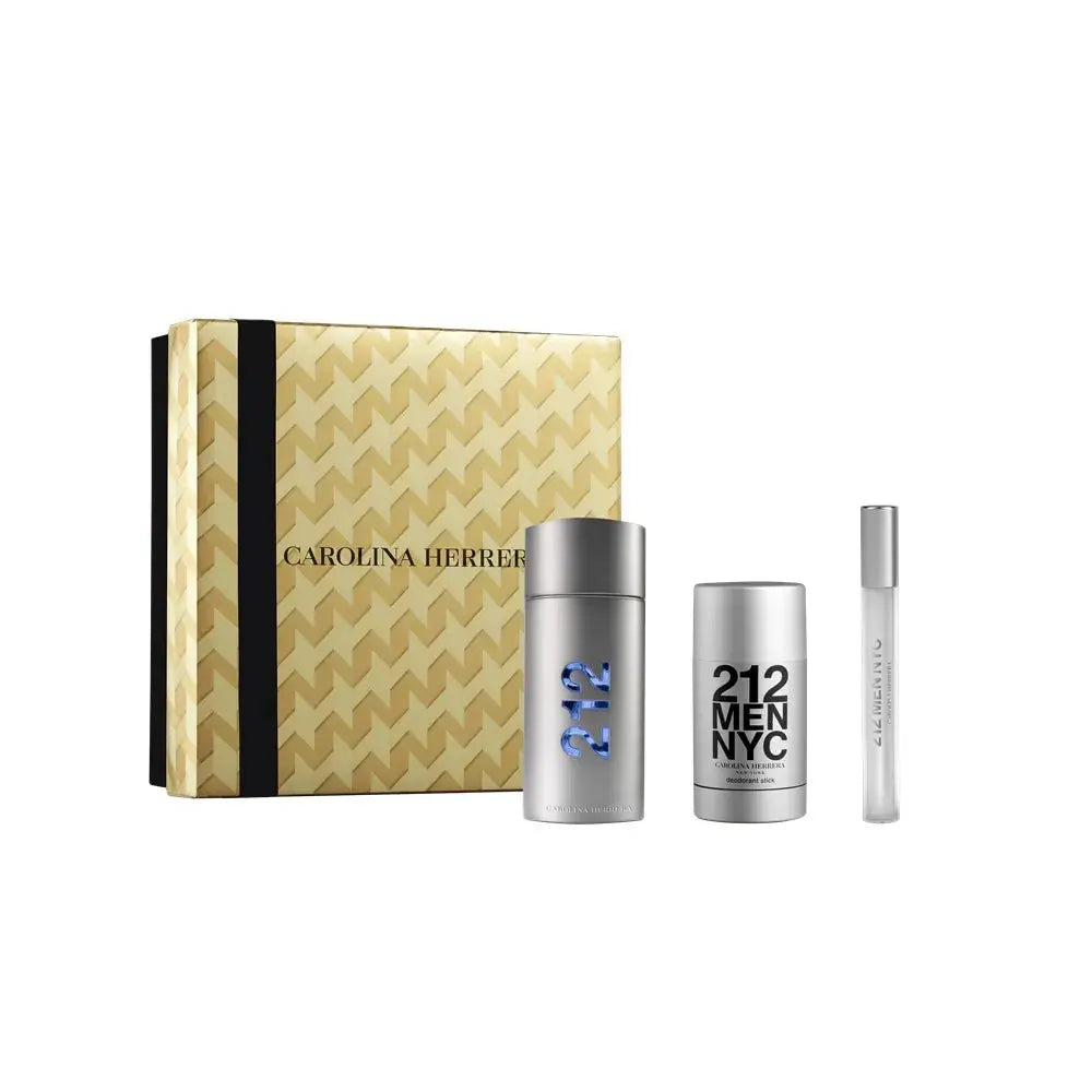 ESTUCHE CAROLINA HERRERA 212 MEN NYC M WHITE STORE