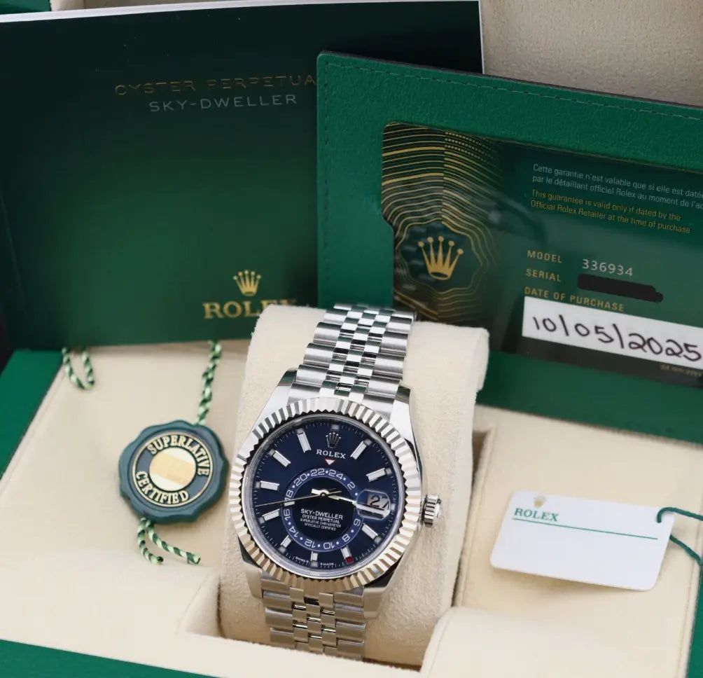 Reloj Rolex Sky-Dweller Blue Rolex