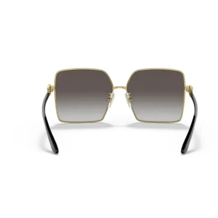 GAFAS de Sol Cuadradas Mujer Global Asiático en dorado y gris degradado con protección solar
