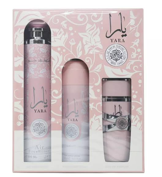 Estuche Lattafa Yara - set de perfume femenino 100 ml