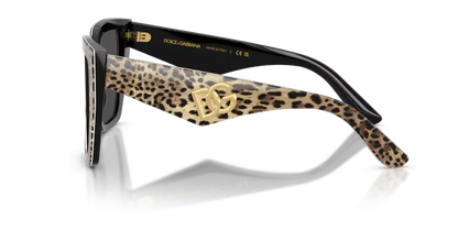 GAFAS 0DG4438 316387 - Leopardo marrón sobre negro Dolce & Gabbana