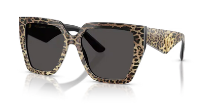 GAFAS 0DG4438 316387 - Leopardo marrón sobre negro Dolce & Gabbana