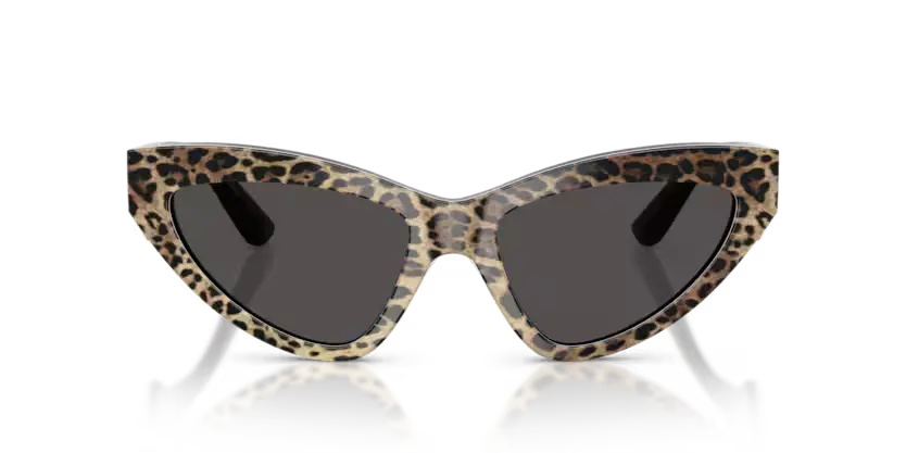 GAFAS 0DG4439 316387 - Leopardo marrón sobre negro Dolce & Gabbana