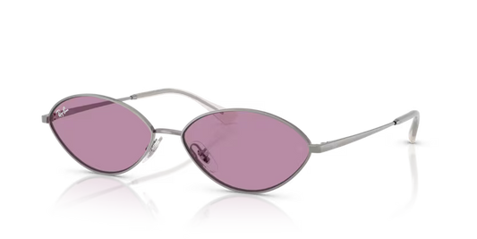 Gafas Ray-Ban Kai 3757 004/69 Gris Plomo Violeta Oscuro – Originales Colombia