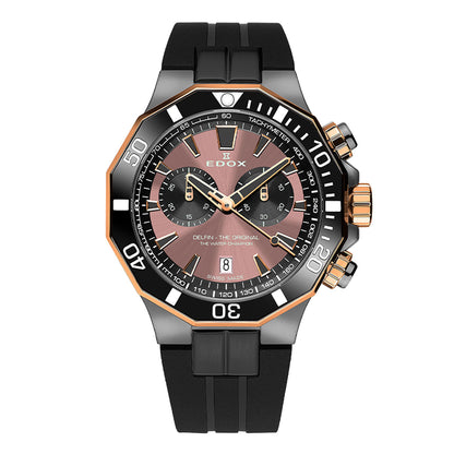 Reloj Edox Delfin The Original 10112-357GRNCA-BRNR