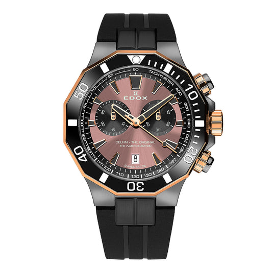 Reloj Edox Delfin The Original 10112-357GRNCA-BRNR