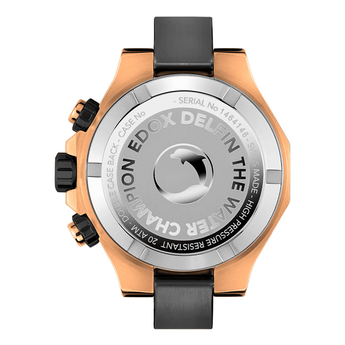 Reloj Edox Delfin The Original 10112-357GRNCA-BRNR