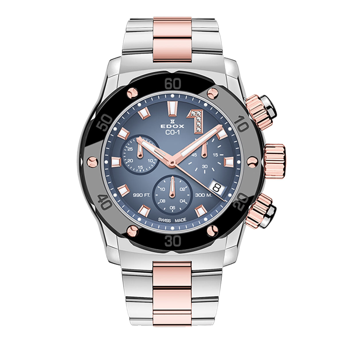 Reloj Edox CO-1 Chronolady 10255-357RM-BUIDR