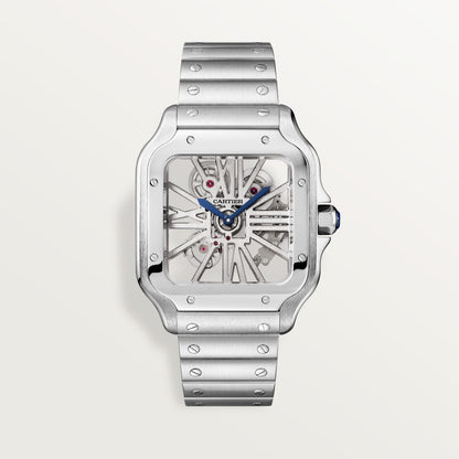 Reloj Cartier Santos Esqueleto Grande Acero WHSA0015