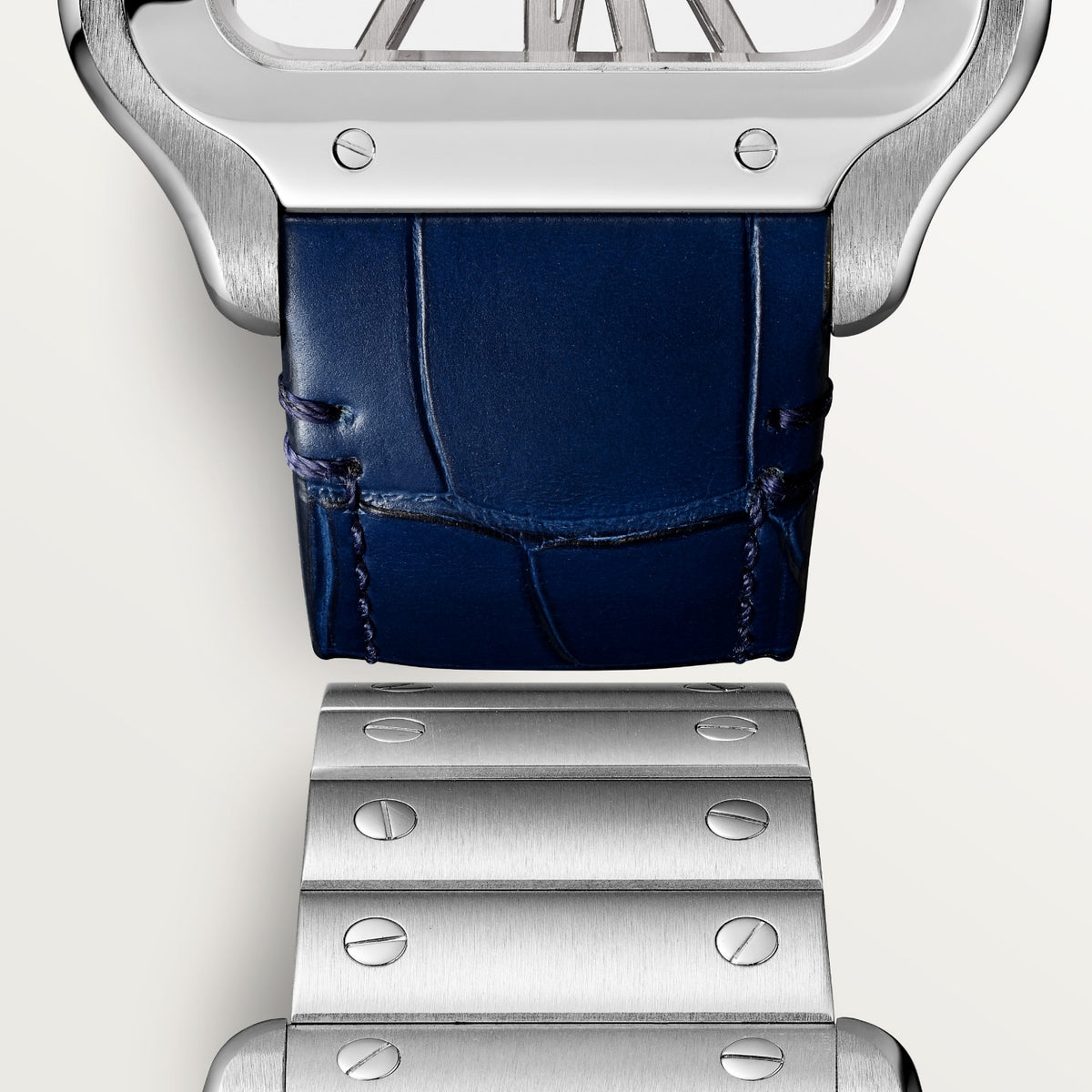 Reloj Cartier Santos Esqueleto Grande Acero WHSA0015