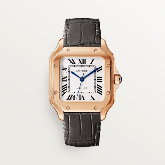 Reloj Cartier Santos Mediano Oro Rosa WGSA0028