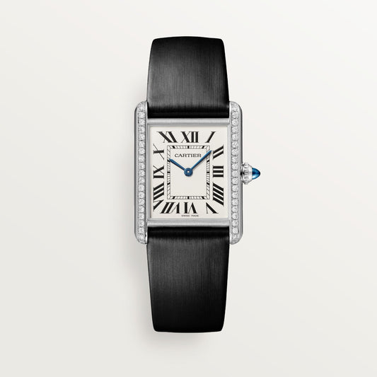 Reloj Cartier Tank Must Grande Acero con Diamantes W4TA0030