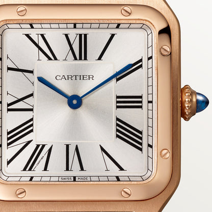 Reloj Cartier Santos-Dumont Grande Oro Rosa WGSA0116