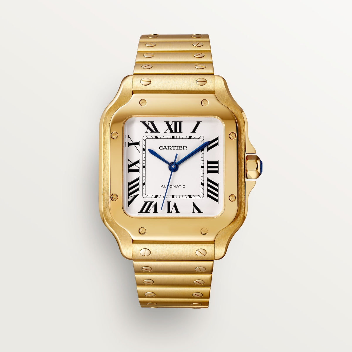 Reloj Cartier Santos Mediano Oro Amarillo WGSA0030
