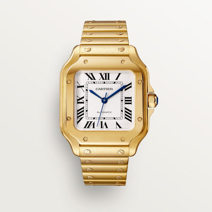 Reloj Cartier Santos Mediano Oro Amarillo WGSA0030