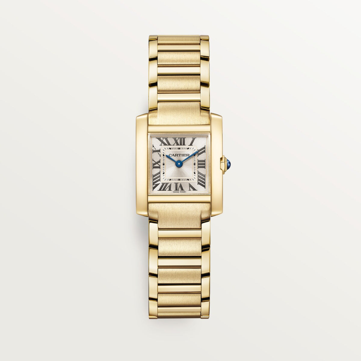 Reloj Cartier Tank Française Pequeño Oro Amarillo WGTA0344