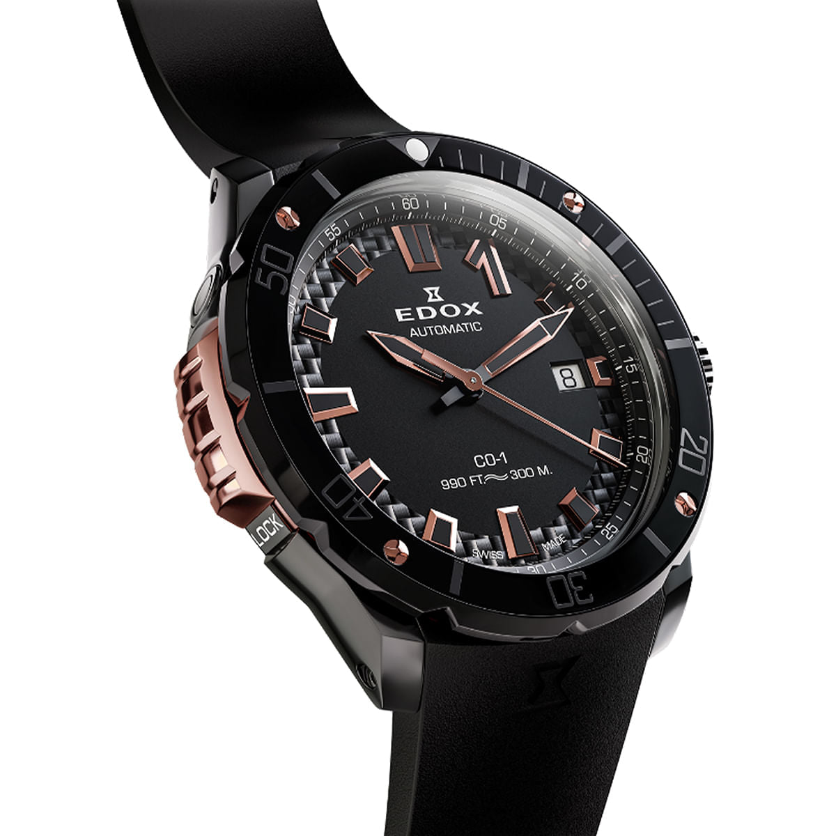 Reloj Edox CO-1 80137-37GNR-CANR