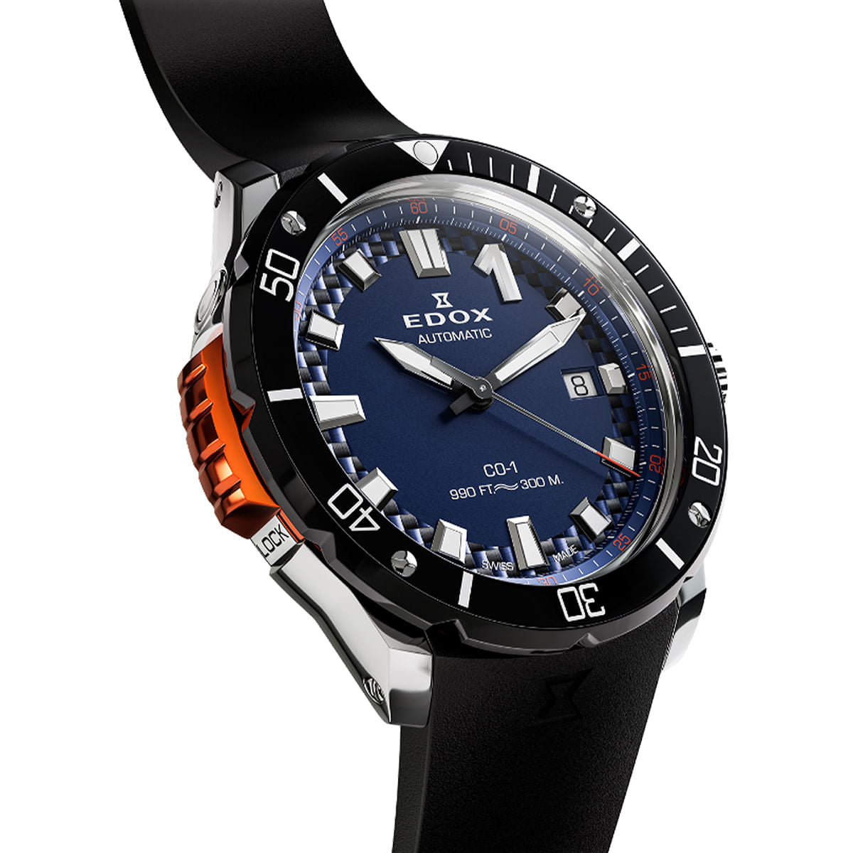 Reloj Edox CO-1 80137-3NO-CABUN