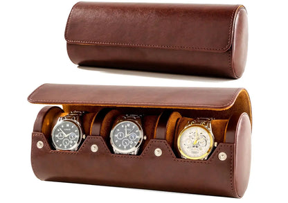 Estuche Reloj en Cuero 3 Puestos MWHITE.COM.CO