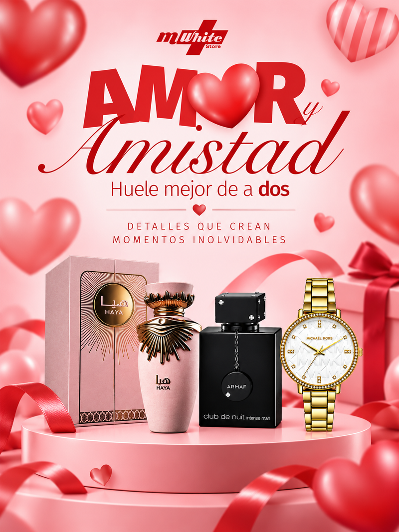 Kit Amor y Amistad: perfume y reloj originales de MWHITE Store
