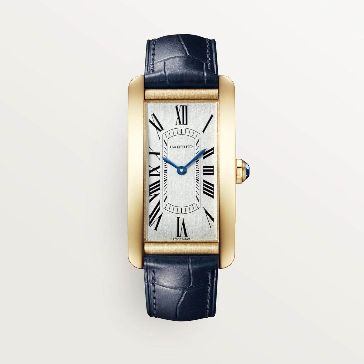 Reloj Cartier Tank Américaine Grande Oro Amarillo WGTA0300