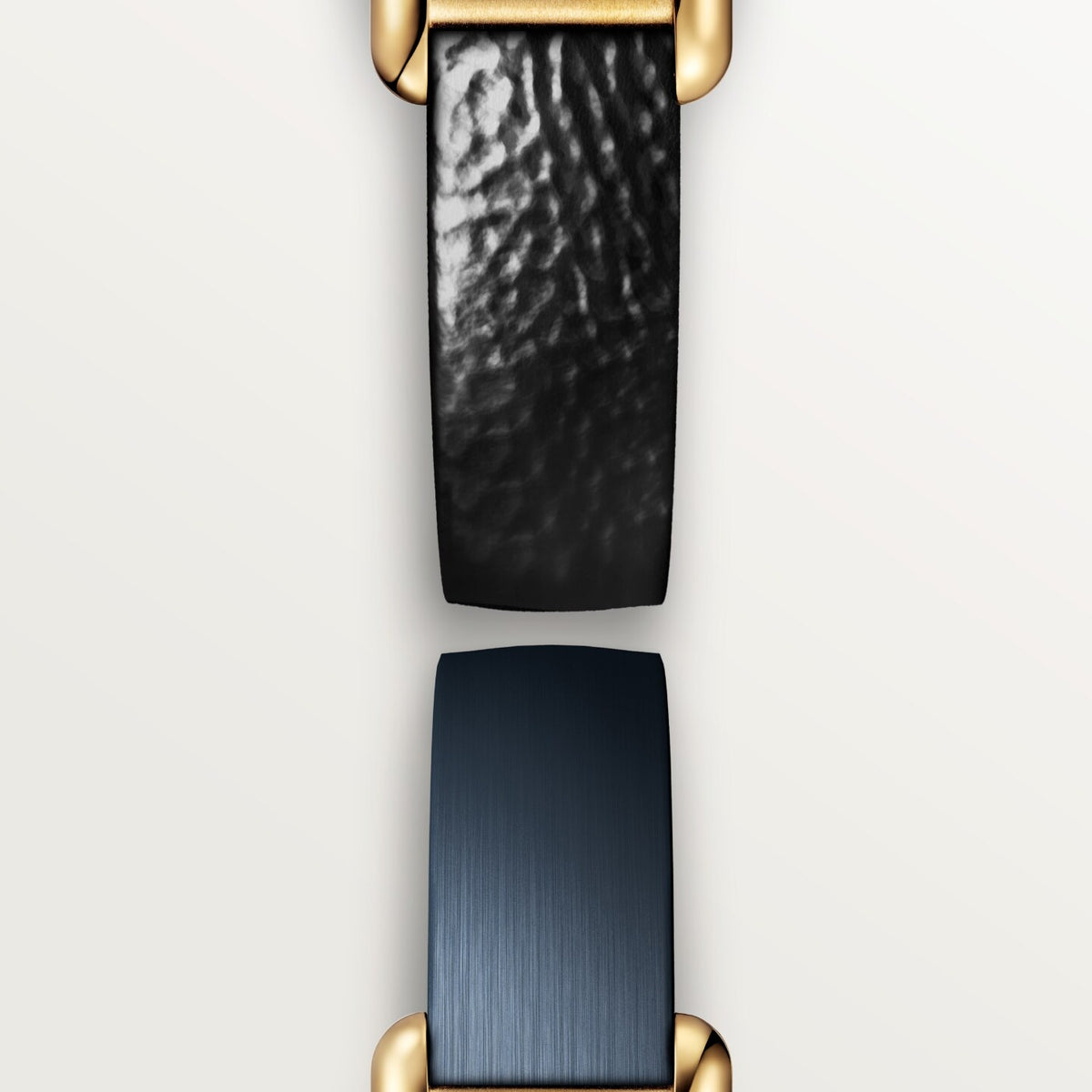 Reloj Cartier Tank Louis Cartier Mini Oro Amarillo Correa Negra WGTA0336