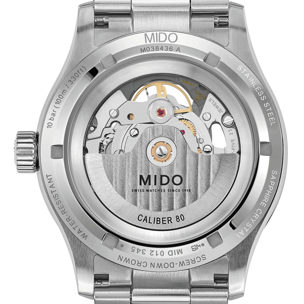 Reloj Mido Multifort Skeleton M038.436.11.041.00