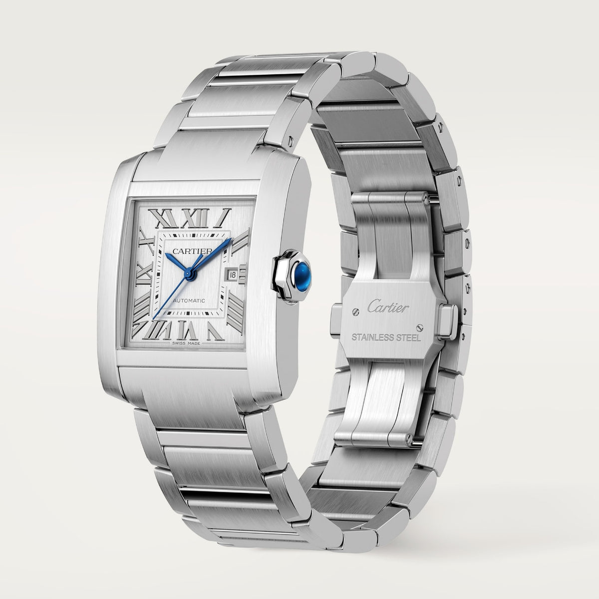 Reloj Cartier Tank Française Grande Automático Acero WSTA0067