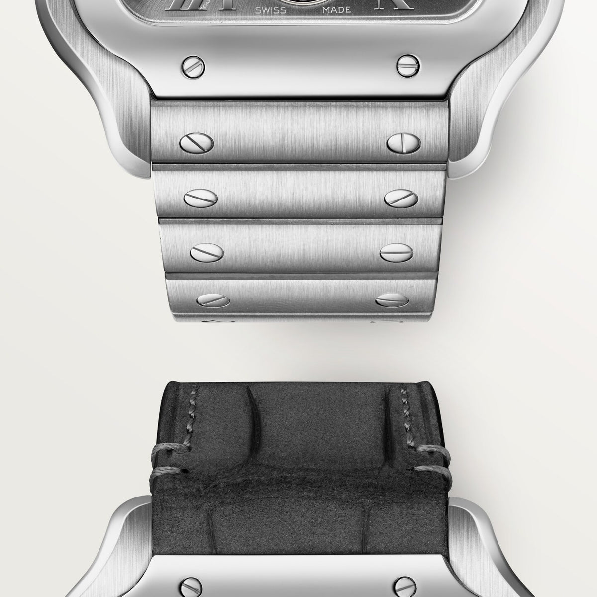 Reloj Cartier Santos Dual Time Grande Acero WSSA0076