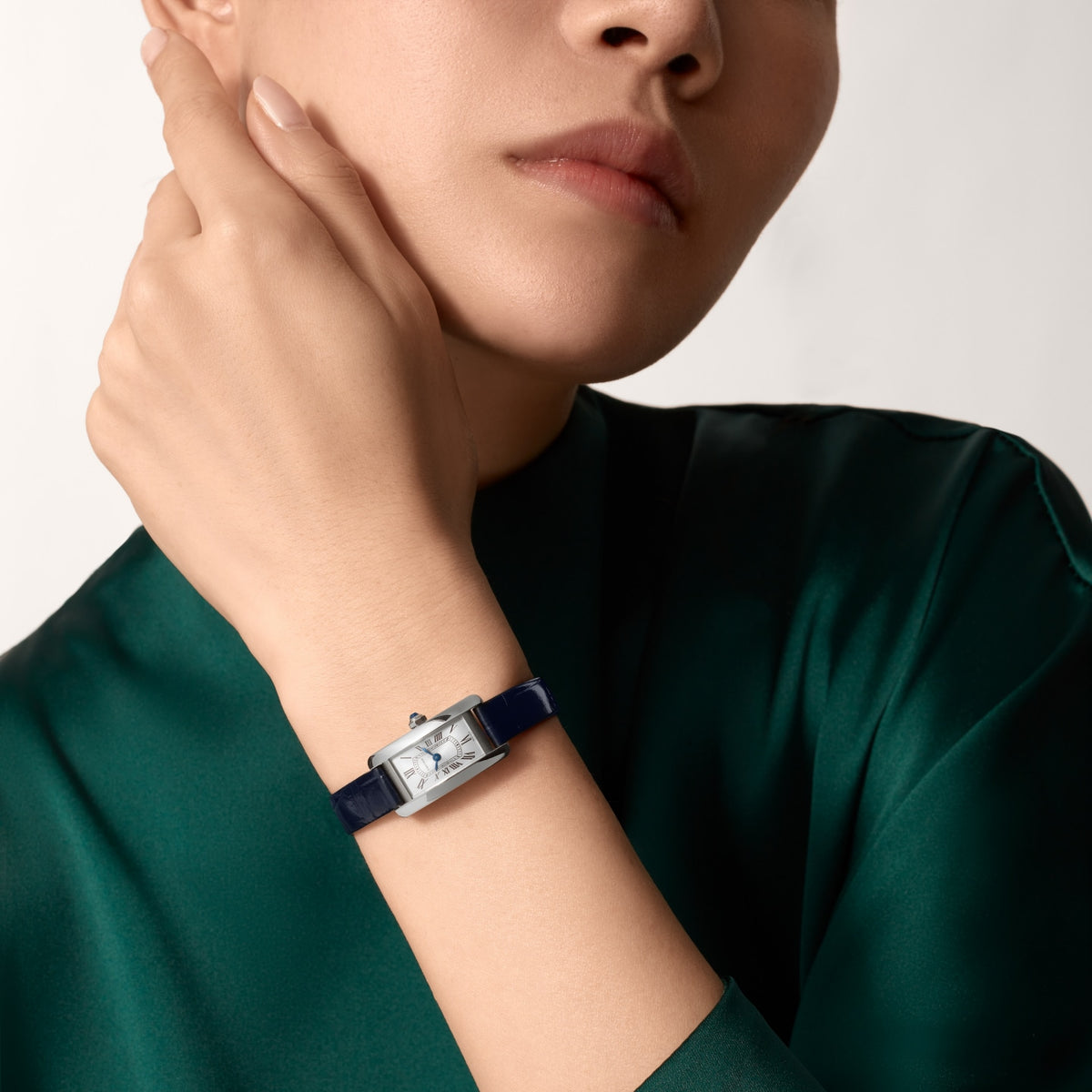 Reloj Cartier Tank Américaine Mini Acero WSTA0116
