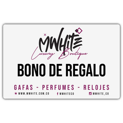 Bono de regalo MW - tarjeta de regalo