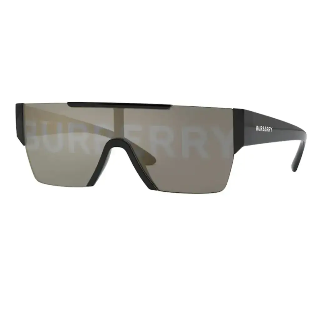 Gafas de sol negras con lente gris RELOJES 0BE 4291