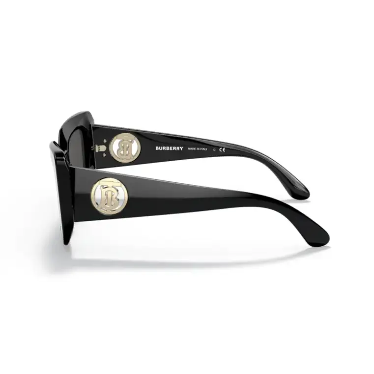 Gafas de sol BURBERRY 0BE 4344 300187 - Negras con emblema dorado
