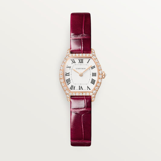 Reloj Cartier Tortue Mini Oro Rosa con Diamantes WJTO0011