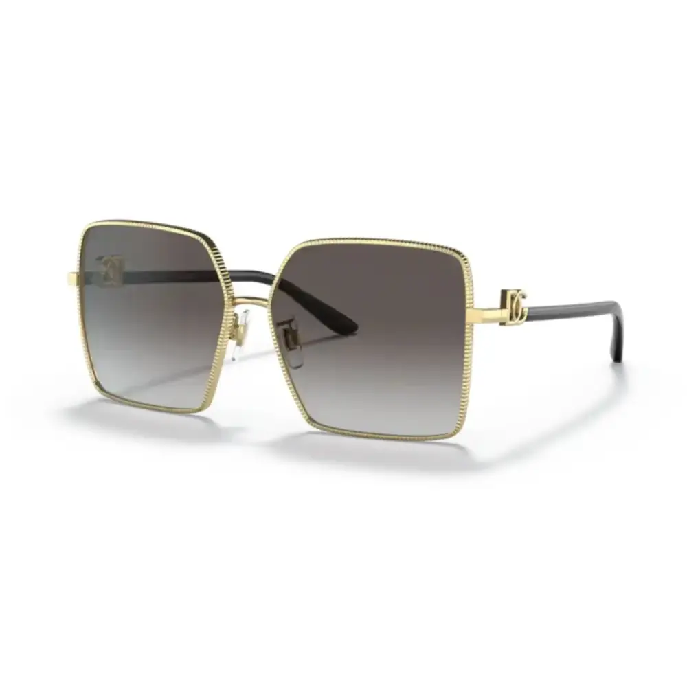 Gafas de sol cuadradas con marco dorado y lentes negras, producto GAFAS de Sol Cuadradas Mujer Global Asiático