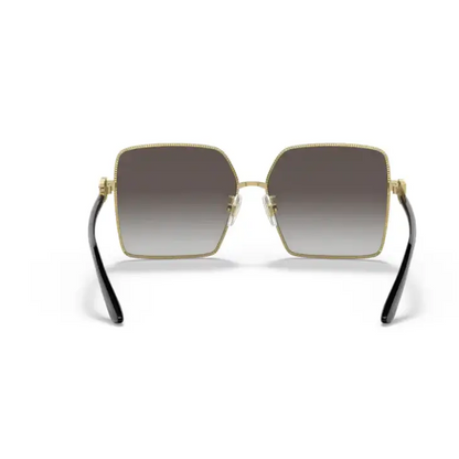 GAFAS de Sol Cuadradas Mujer Global Asiático en dorado y gris degradado con protección solar