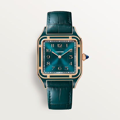Reloj Cartier Santos-Dumont Grande Oro Rosa WGSA0098