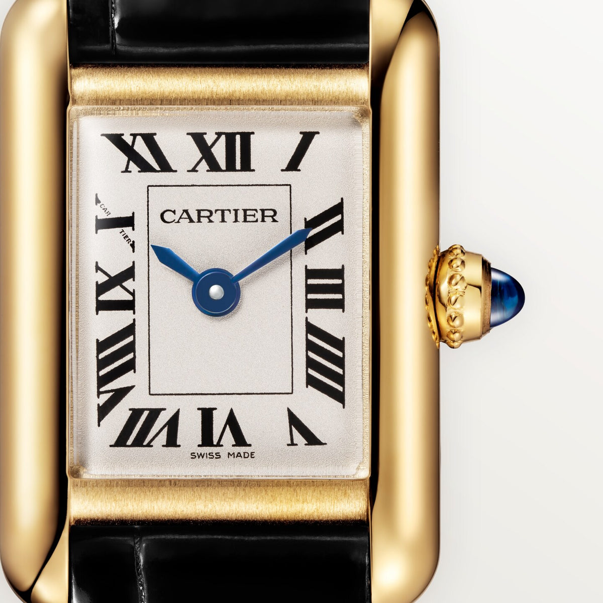 Reloj Cartier Tank Louis Cartier Mini Oro Amarillo Aligátor WGTA0352