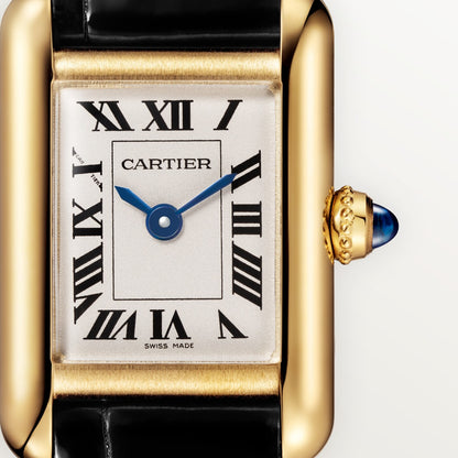 Reloj Cartier Tank Louis Cartier Mini Oro Amarillo Aligátor WGTA0352