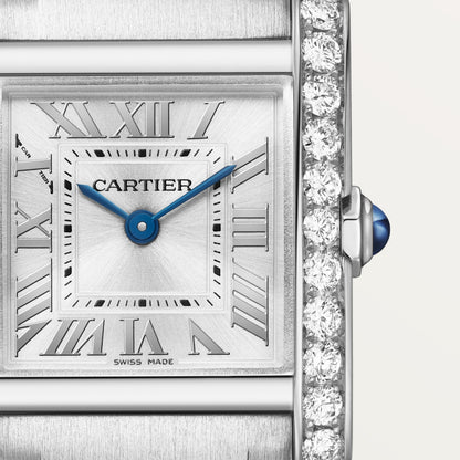 Reloj Cartier Tank Française Pequeño Acero con Diamantes W4TA0029