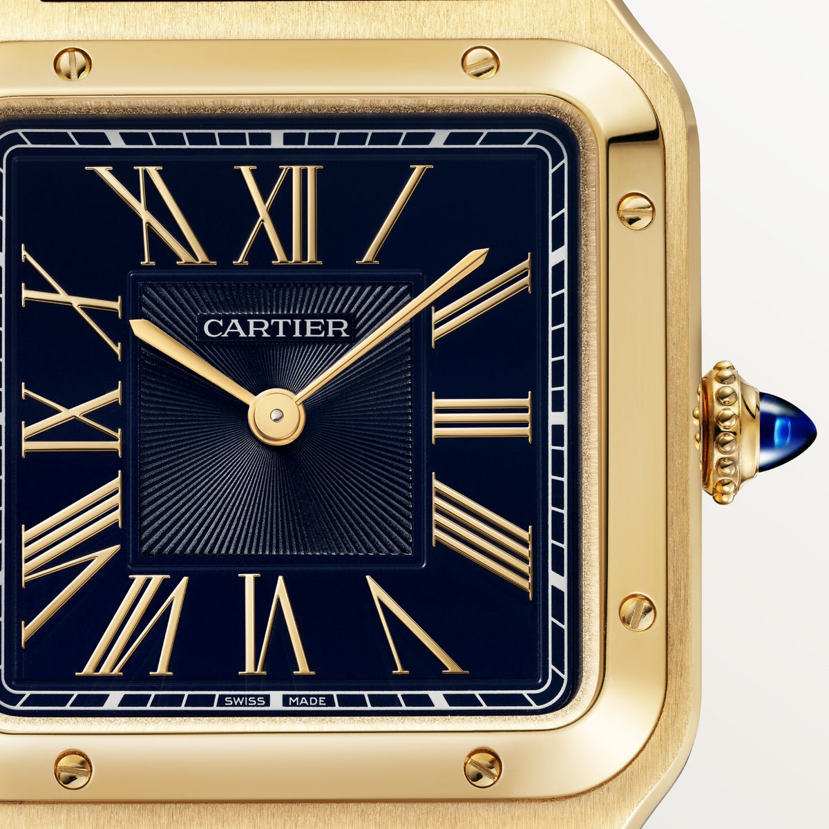 Reloj Cartier Santos-Dumont Grande Oro Amarillo WGSA0115