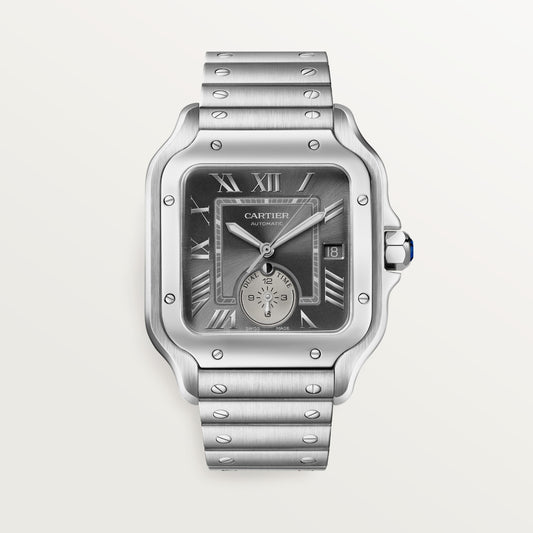 Reloj Cartier Santos Dual Time Grande Acero WSSA0076