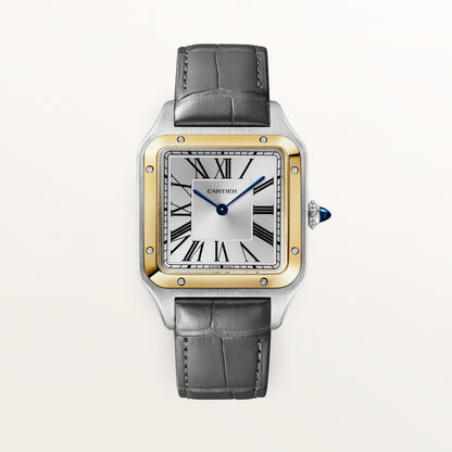 Reloj Cartier Santos-Dumont Grande Oro Amarillo y Acero W2SA0046