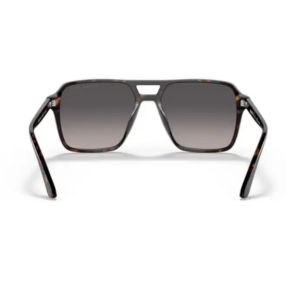 Gafas de sol PRADA 20YS 2AU09G Gris Degradé Polarizado en fondo blanco