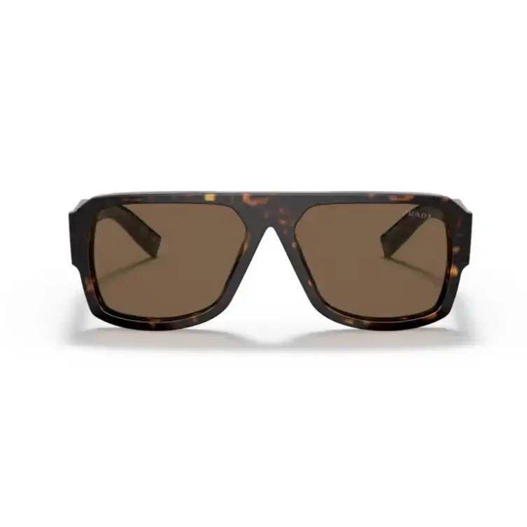 Gafas de sol Prada 22YS 2AU06B con armazón de carey y lentes marrón oscuro
