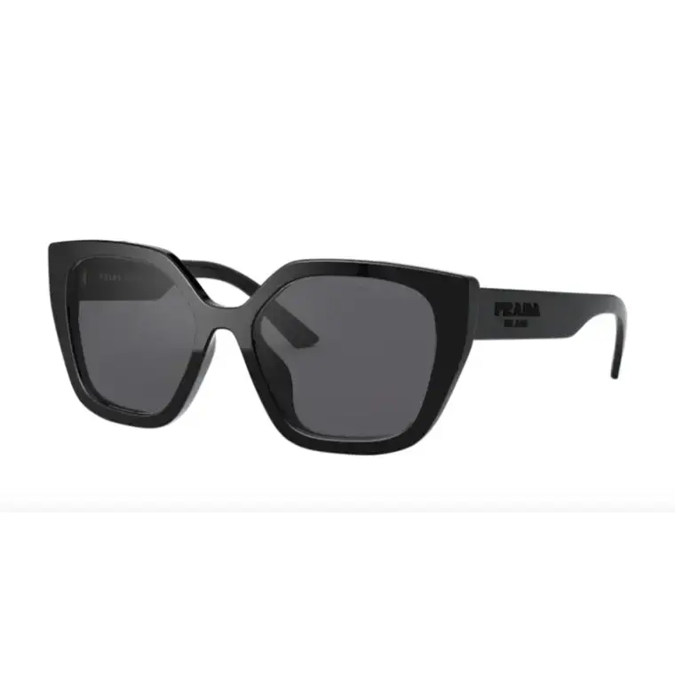GAFAS PRADA 24XS 1AB5Z1 en negro con lente gris polarizado